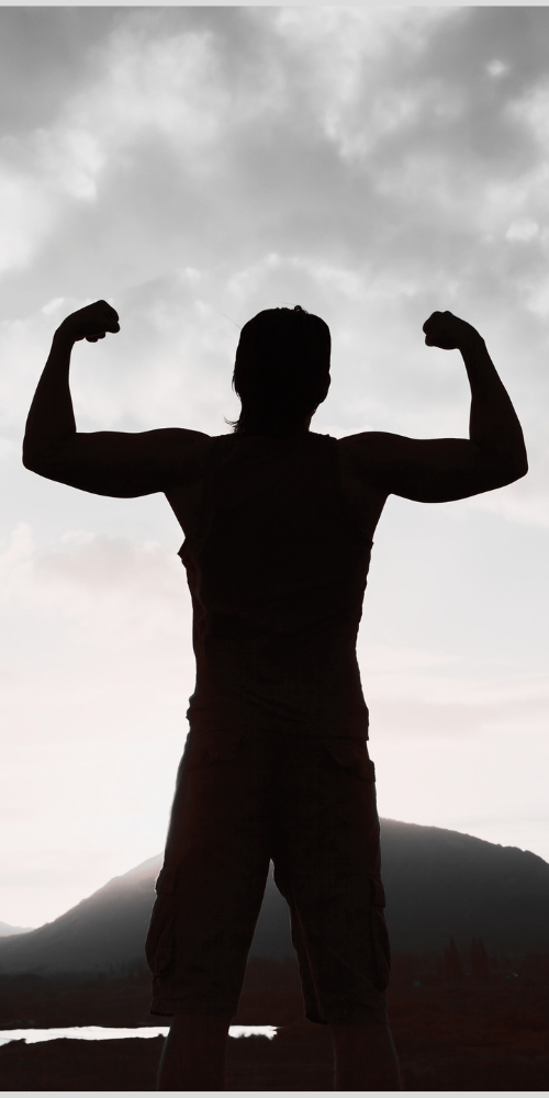 Outline of a strong individual following Miami regenerative therapy.